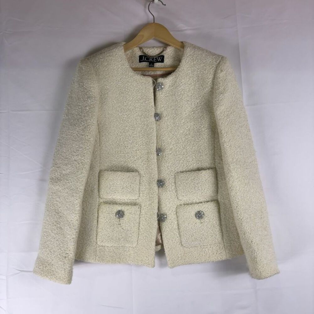 J. Crew Lady's Jacket in Textured Tweed